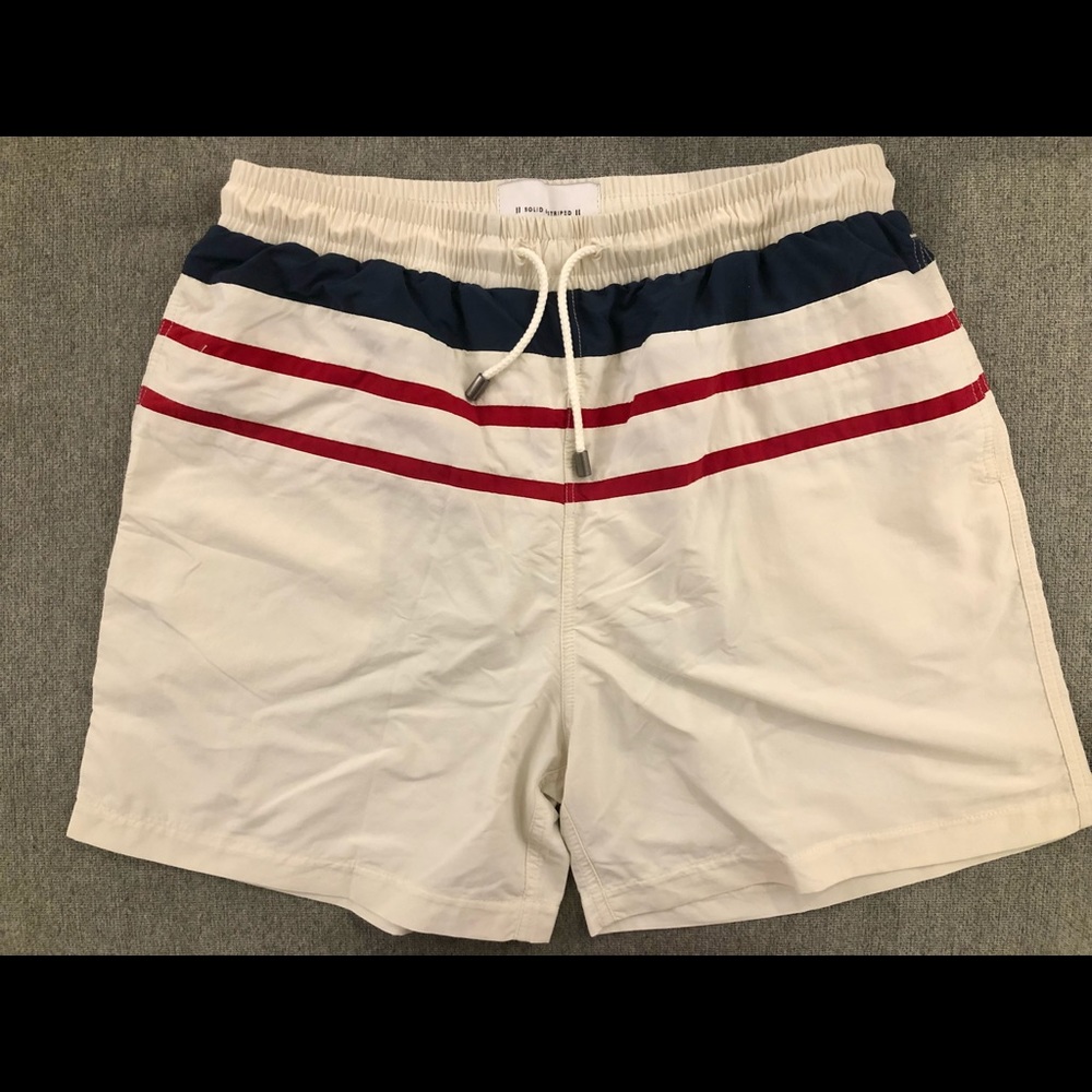 COPY - Solid & Striped Classic color block- creme ! 🚤 💙🥳❤️🇺🇸